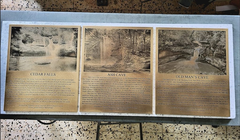 Antique style large plaques with pictures-min