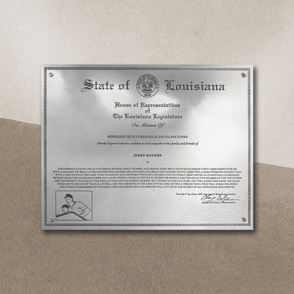 Stainless Steel custom design based on Certificate-min