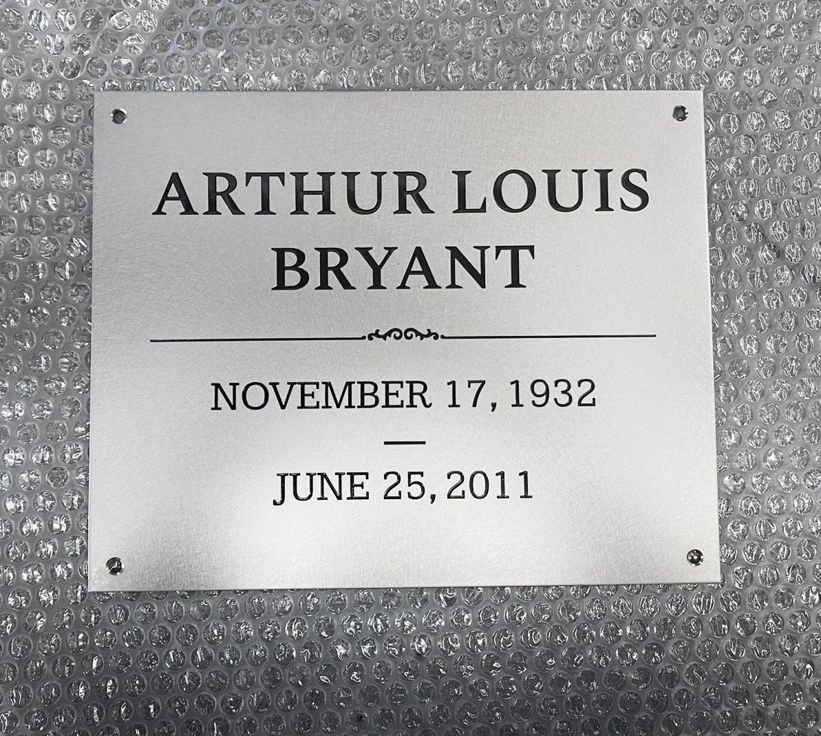 memorial metal plaque aluminum - memorial metal plaque aluminum