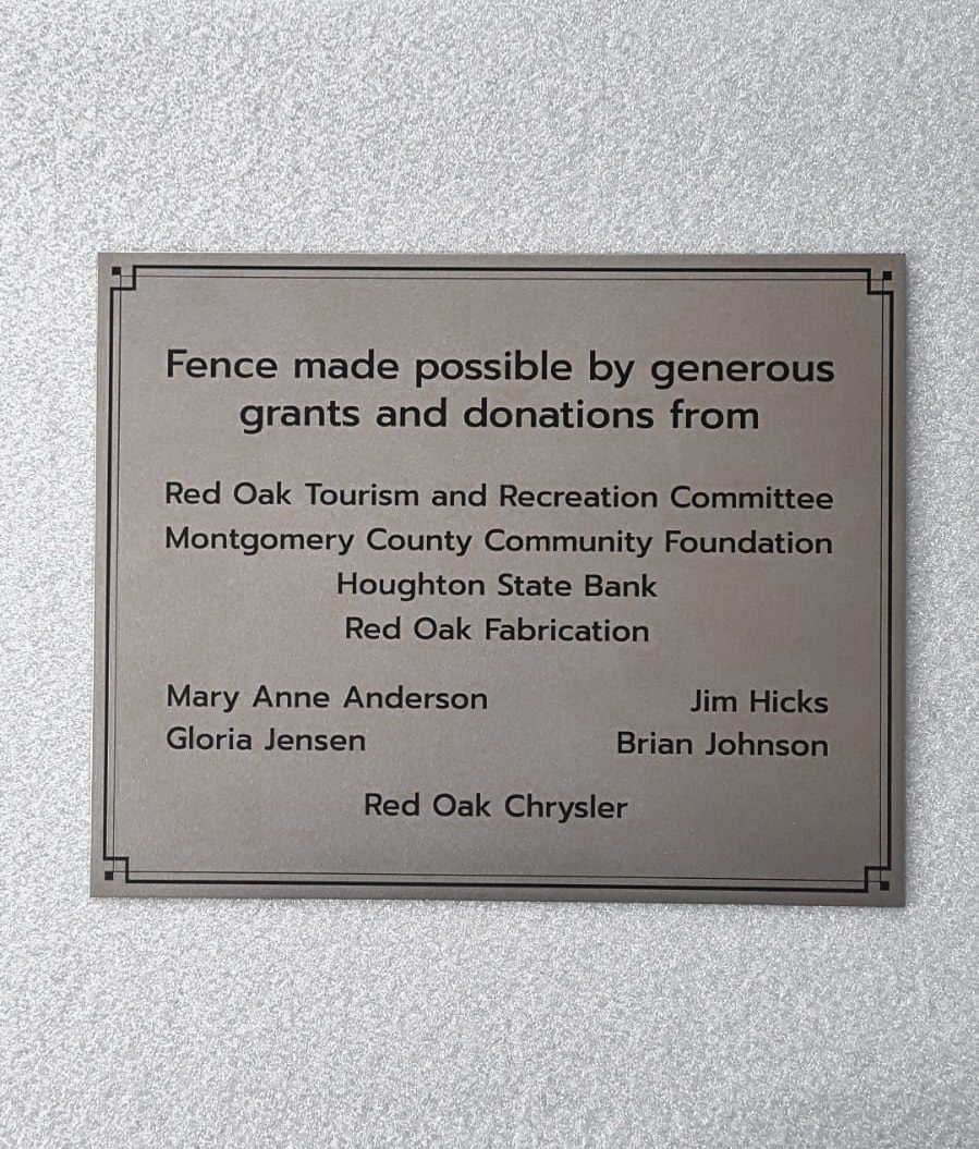 Donors plaque for garden stainless steel aluminum - Donors plaque for garden stainless steel aluminum