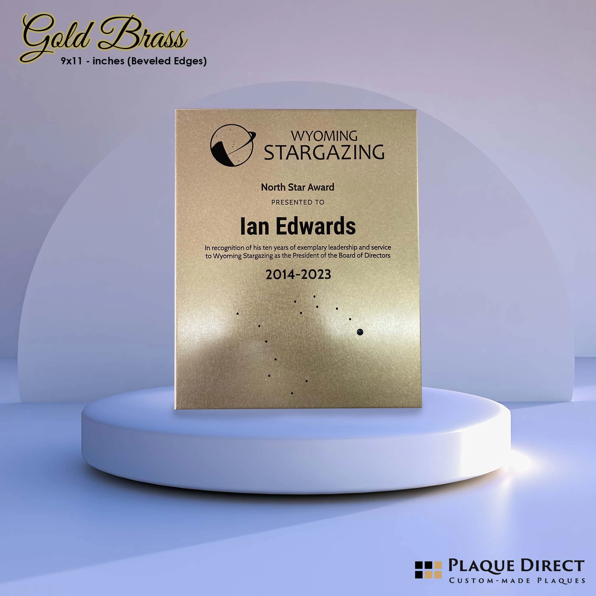 Custom Brass Plaques & Engraved Brass Name Plates