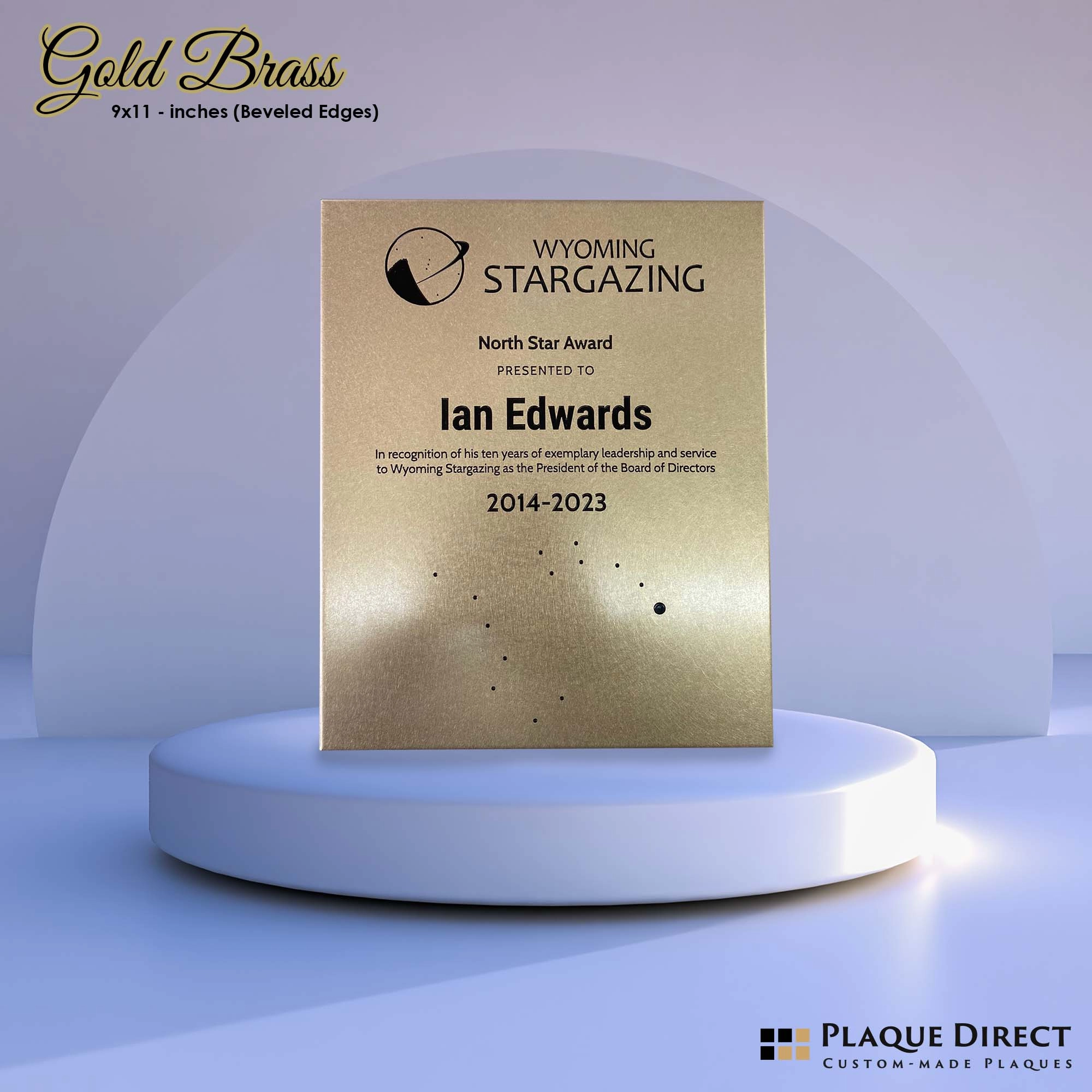 Gold Brass (Beveled Edges) - Gold Brass (Beveled Edges)