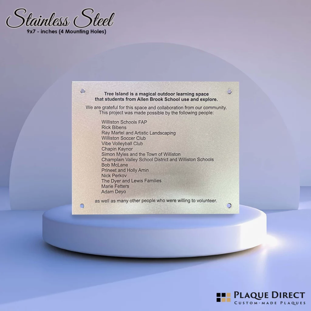 Stainless Steel (4 Mounting Holes)