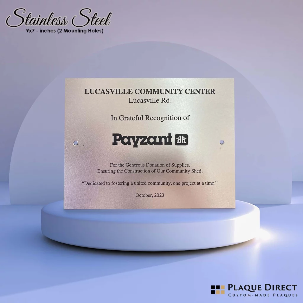 Stainless Steel (2 Mounting Holes)