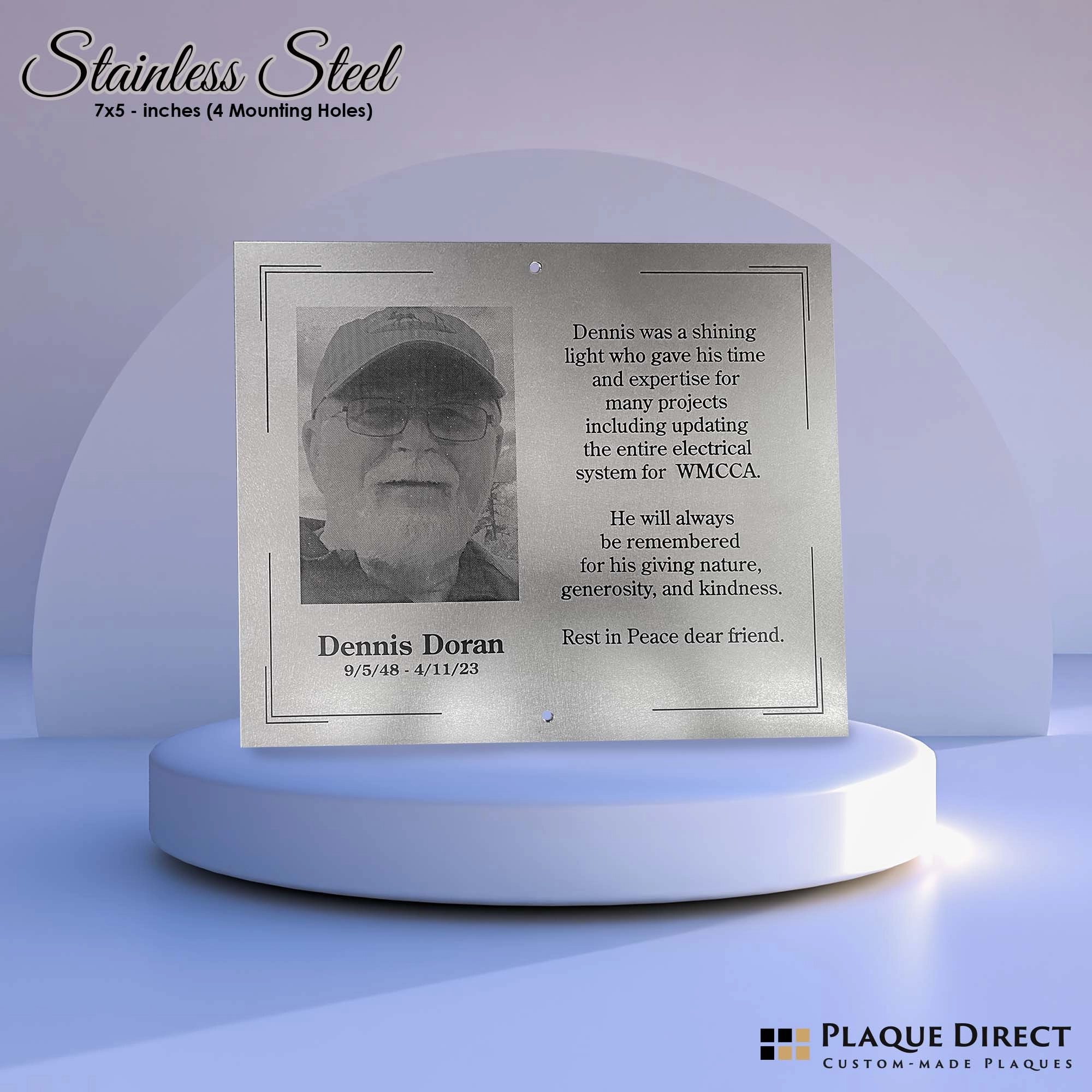 Memorial Plaques, customize your plaque today