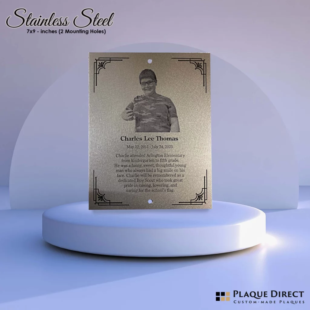 Stainless Steel (2 Mounting Holes)