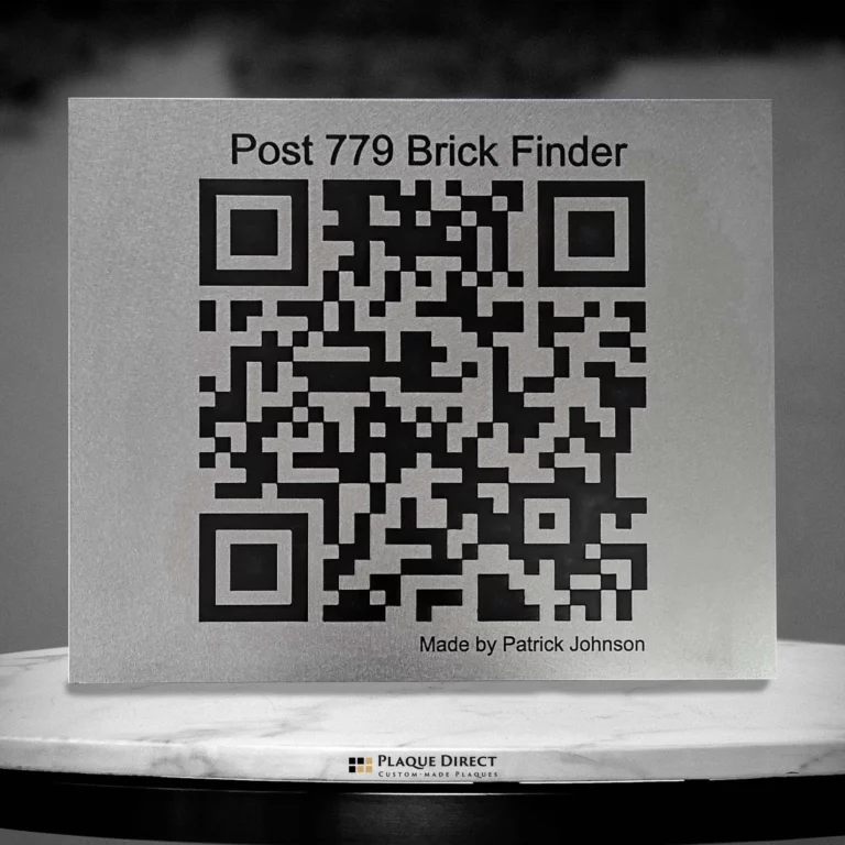 Stainless Steel (QR Code Plaque)
