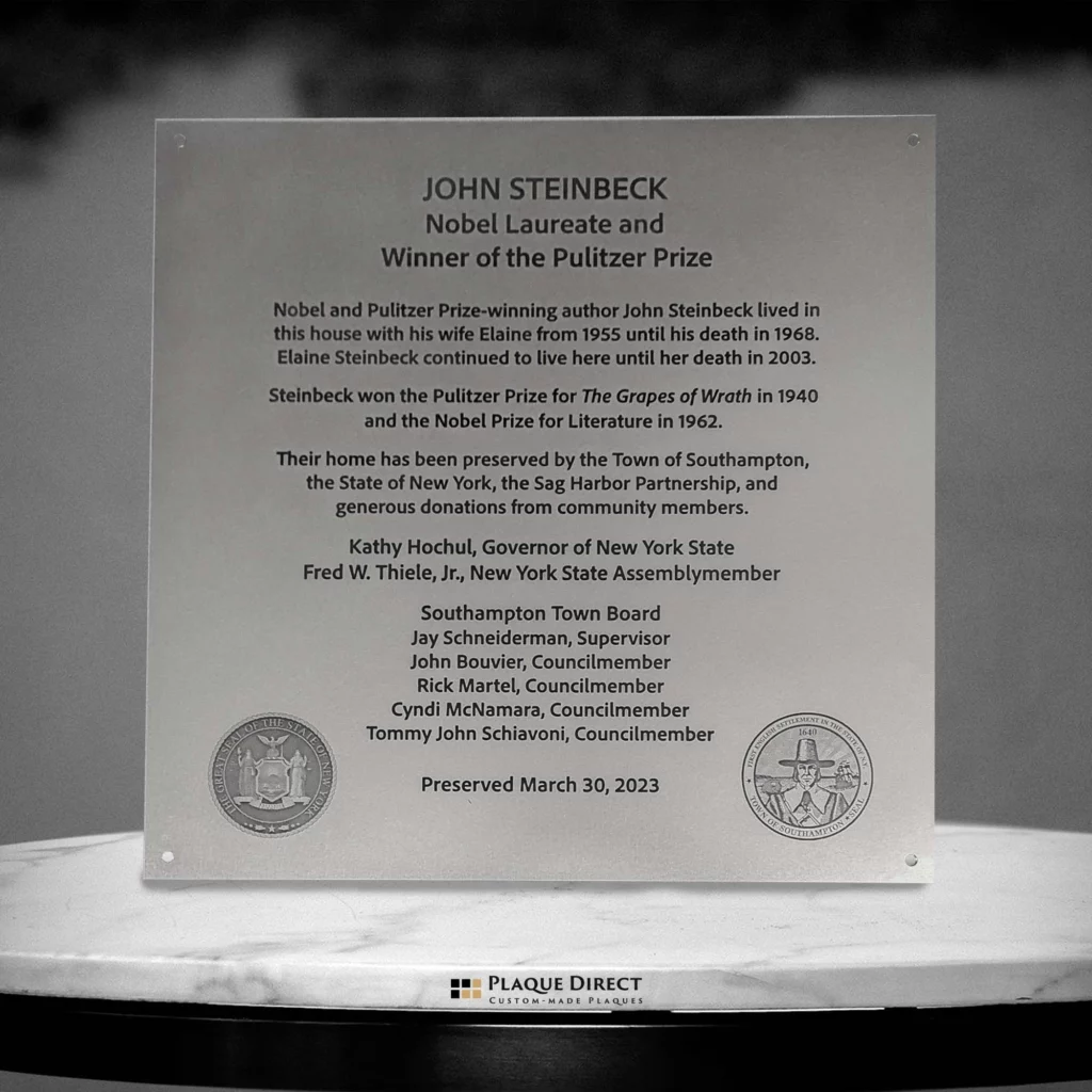 Stainless Steel Plaque (Memorial Plaque)