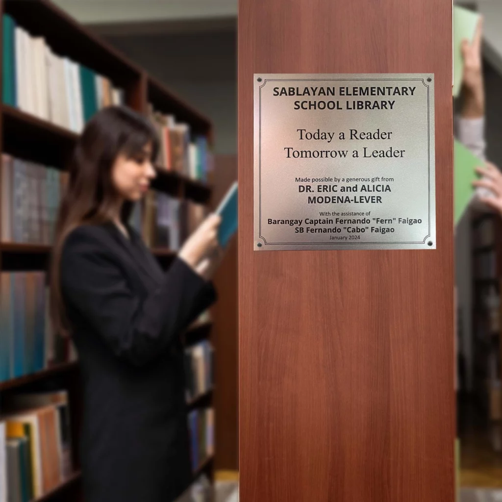 Stainless Steel (Sponsor Plaque)