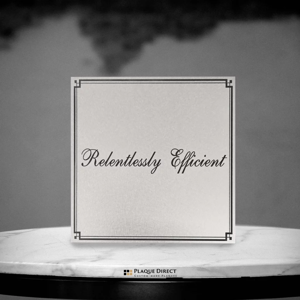 Stainless Steel Plaque