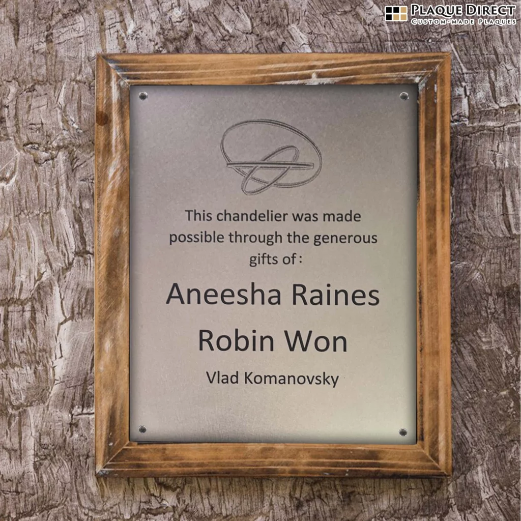 Stainless Steel Plaque