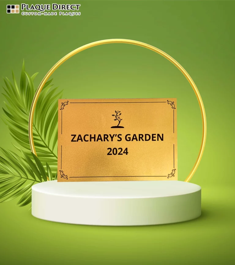 Gold Plaque